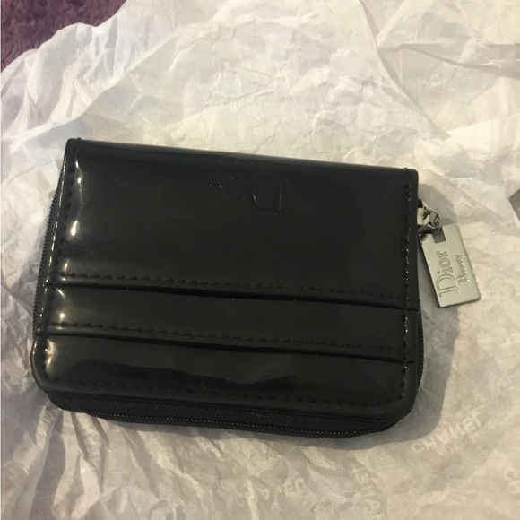 Authentic Vintage Dior Beauty (Gift With Purchase)Black Coin/Card Holder - Picture 6 of 10